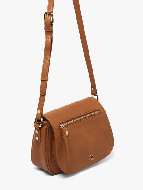 Cross Body Tas Zip Lulu castagnette Bruin zip 2 ander zicht 2